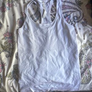 LuluLemon White Women's Tank Top